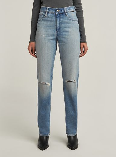 Viktoria High Straight Jeans